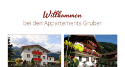 Desktop Screenshot of gruber-gastein.at