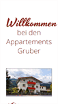 Mobile Screenshot of gruber-gastein.at